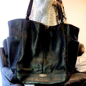 Authentic black coach pocketbook.